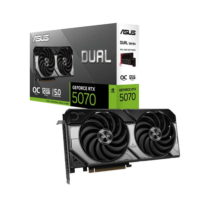 PLACA GRAFICA ASUS NVD RTX 5070 DUAL OC 12GB GDDR7