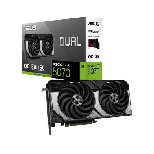 PLACA GRAFICA ASUS NVD RTX 5070 DUAL OC 12GB GDDR7