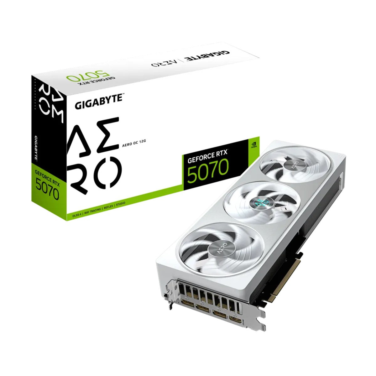 Placa Gráfica Gigabyte GeForce RTX 5070 Aero OC 12GB GDDR7 DLSS4