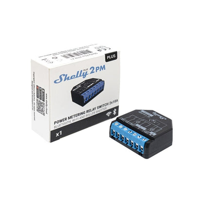Módulo interruptor  Wifi  estores  e medição de energia - Shelly 2PM Gen3