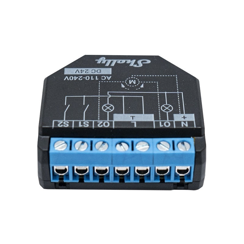 Módulo interruptor  Wifi  estores  e medição de energia - Shelly 2PM Gen3
