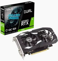 Placa Gráfica ASUS Dual GeForce RTX 3050 OC Edition 6GB GDDR6