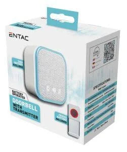 Campainha S/ Fios C/ 1 Receptor 3xAA 150m ENTAC