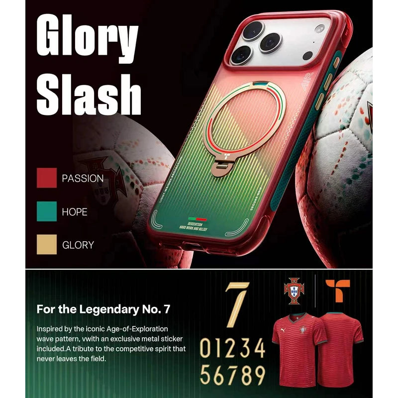 Torras Edição limitada portuguesa de futebol para iPhone 17 Pro Max