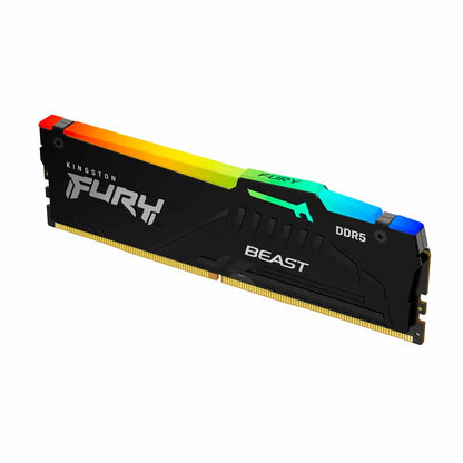 Memória Dimm kingston 32Gb Ddr5 6000Mhz CL36 Fury Beast RGB