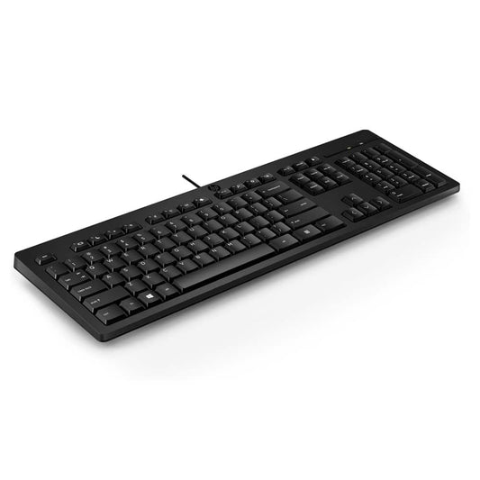 Teclado HP 125 com Fios 1.8Mt Preto